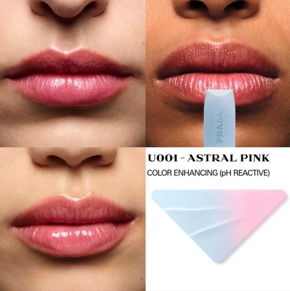 Prada Blushing Care lip balm Color U001 - ASTRAL PINK. BNIB - Picture 2 of 8